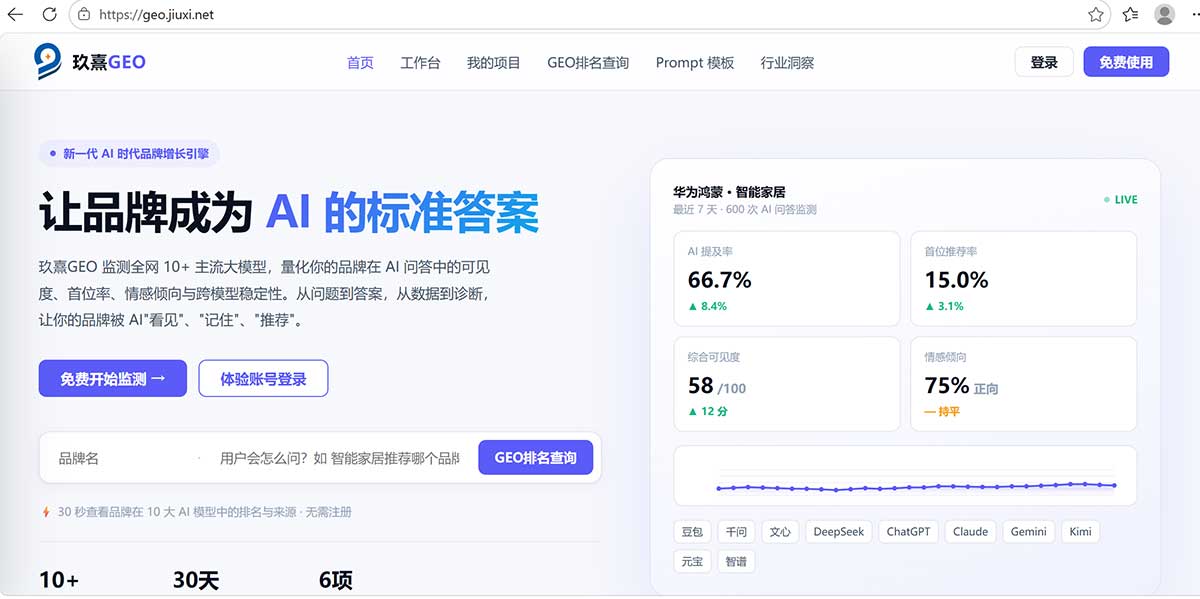 品牌官网GEO结构化内容升级网站建设案例